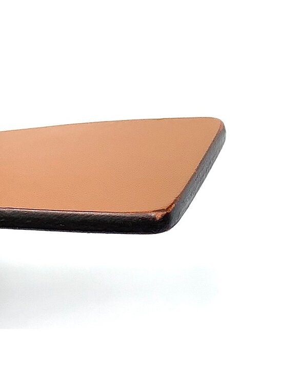 Gucci Interlocking Antique Leather Brown Belt Silver